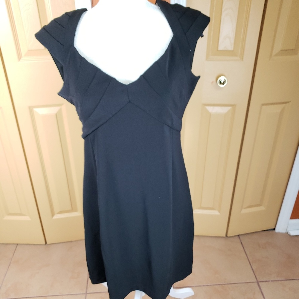 Boston Proper black cocktail dress, sz 14.